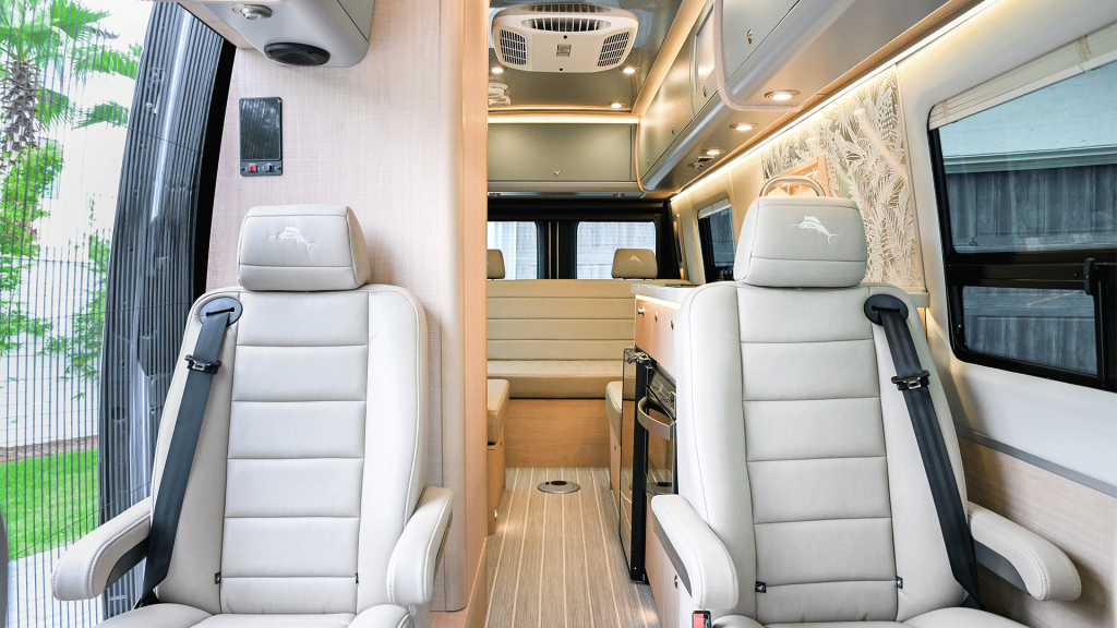 interior design of an airstream rv