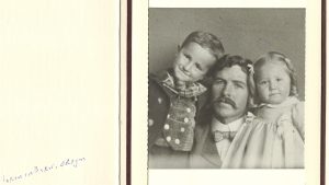 Wally Byam withh his father and sister